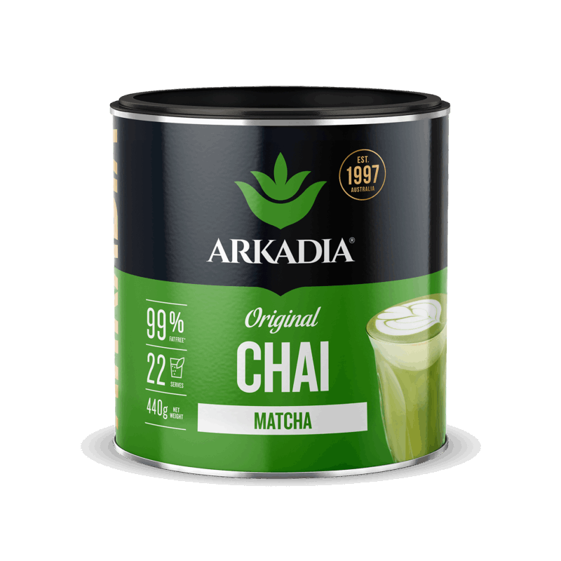 Arkadia Original Matcha Chai latte powder pouch