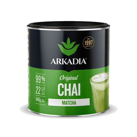 Arkadia Original Matcha Chai latte powder pouch