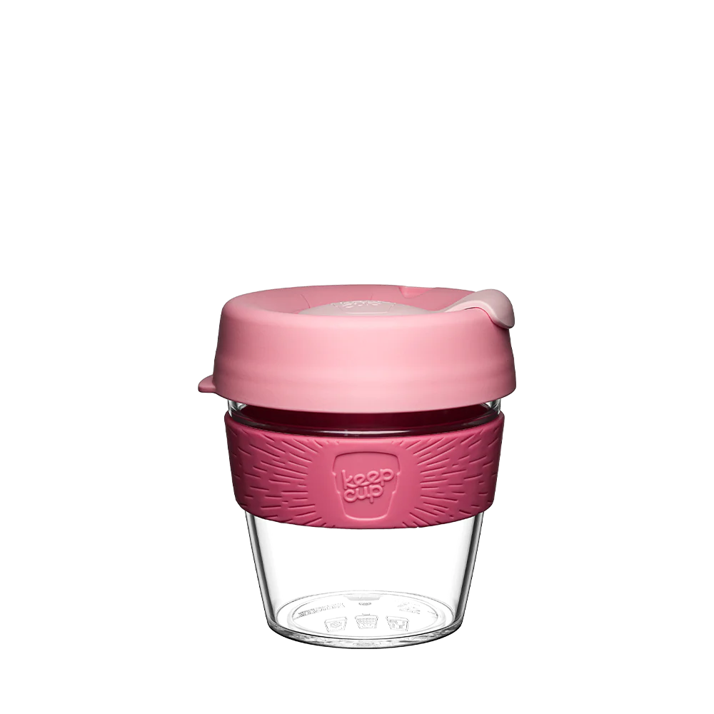 Original KeepCup reusable coffee cup in pink