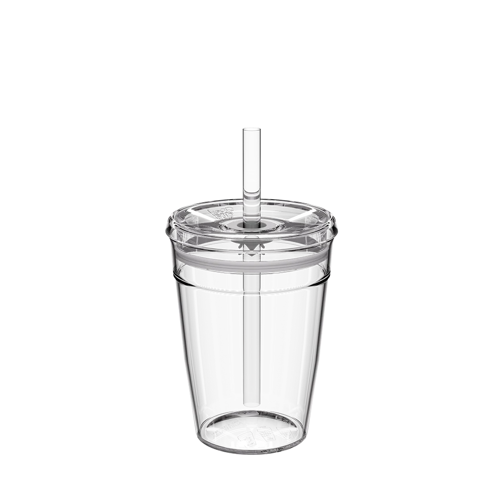 KeepCup Cold Cup reusable clear cup with straw