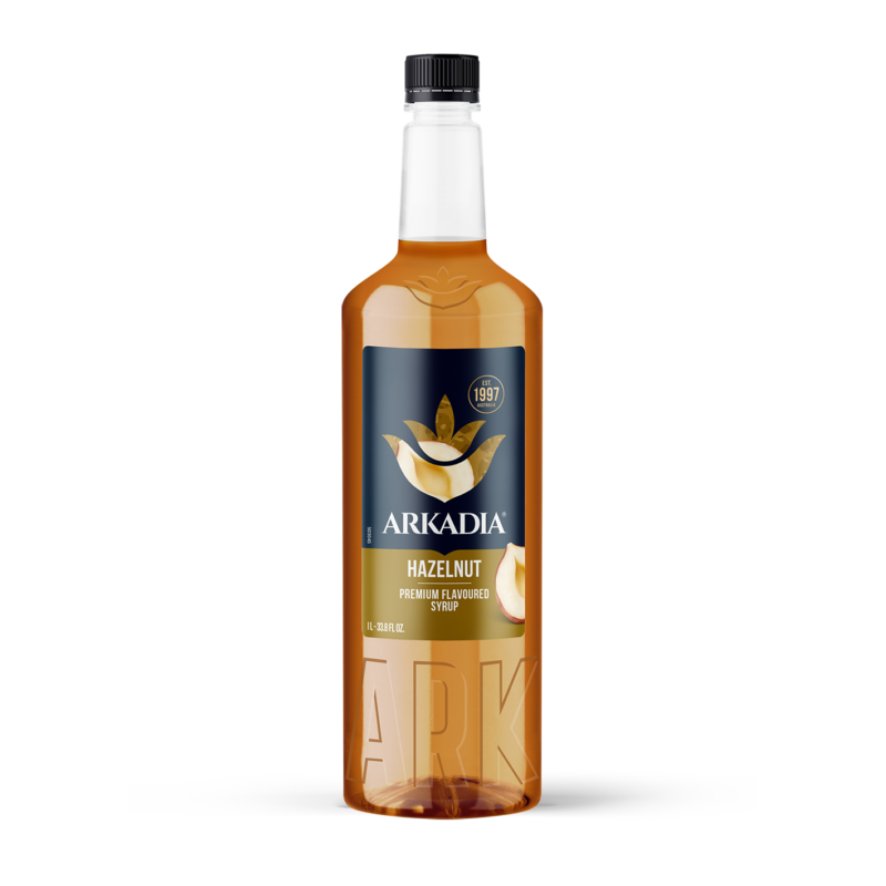 Arkadia Hazelnut syrup 1L bottle