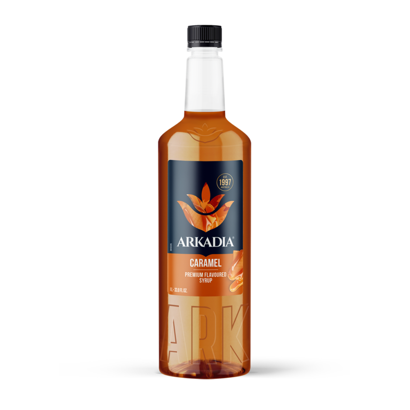 Arkadia Caramel syrup 1L bottle