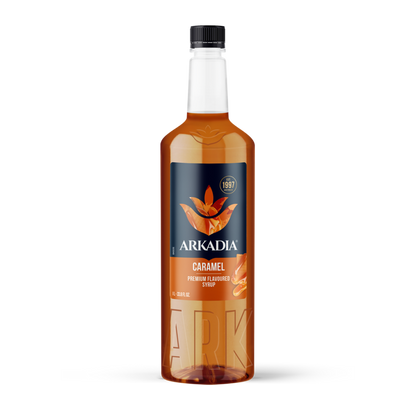 Arkadia Caramel syrup 1L bottle