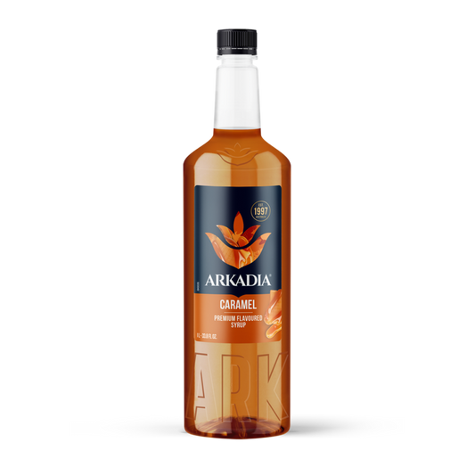 Arkadia Caramel syrup 1L bottle