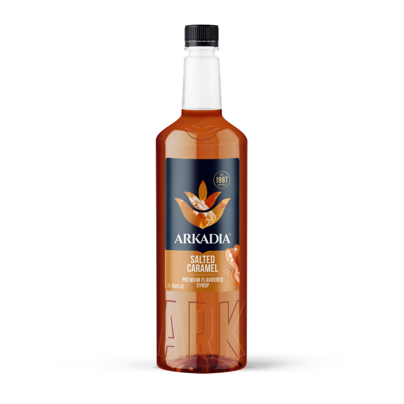Arkadia Salted Caramel syrup 1L bottle