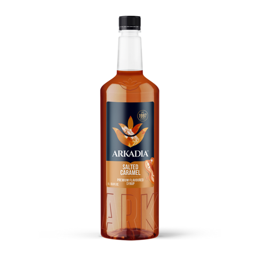Arkadia Salted Caramel syrup 1L bottle