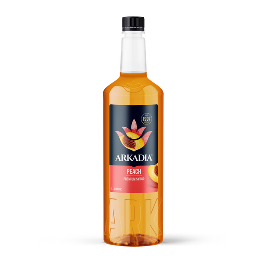 Arkadia Peach syrup 1L bottle