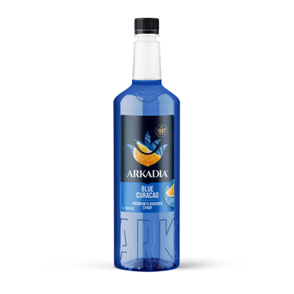 Arkadia Blue Curacao syrup 1L bottle