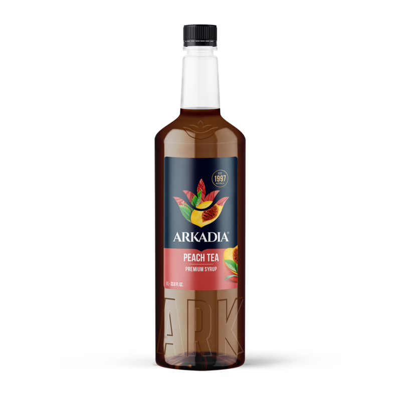 Arkadia Peach Tea syrup 1L bottle