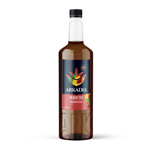 Arkadia Peach Tea syrup 1L bottle