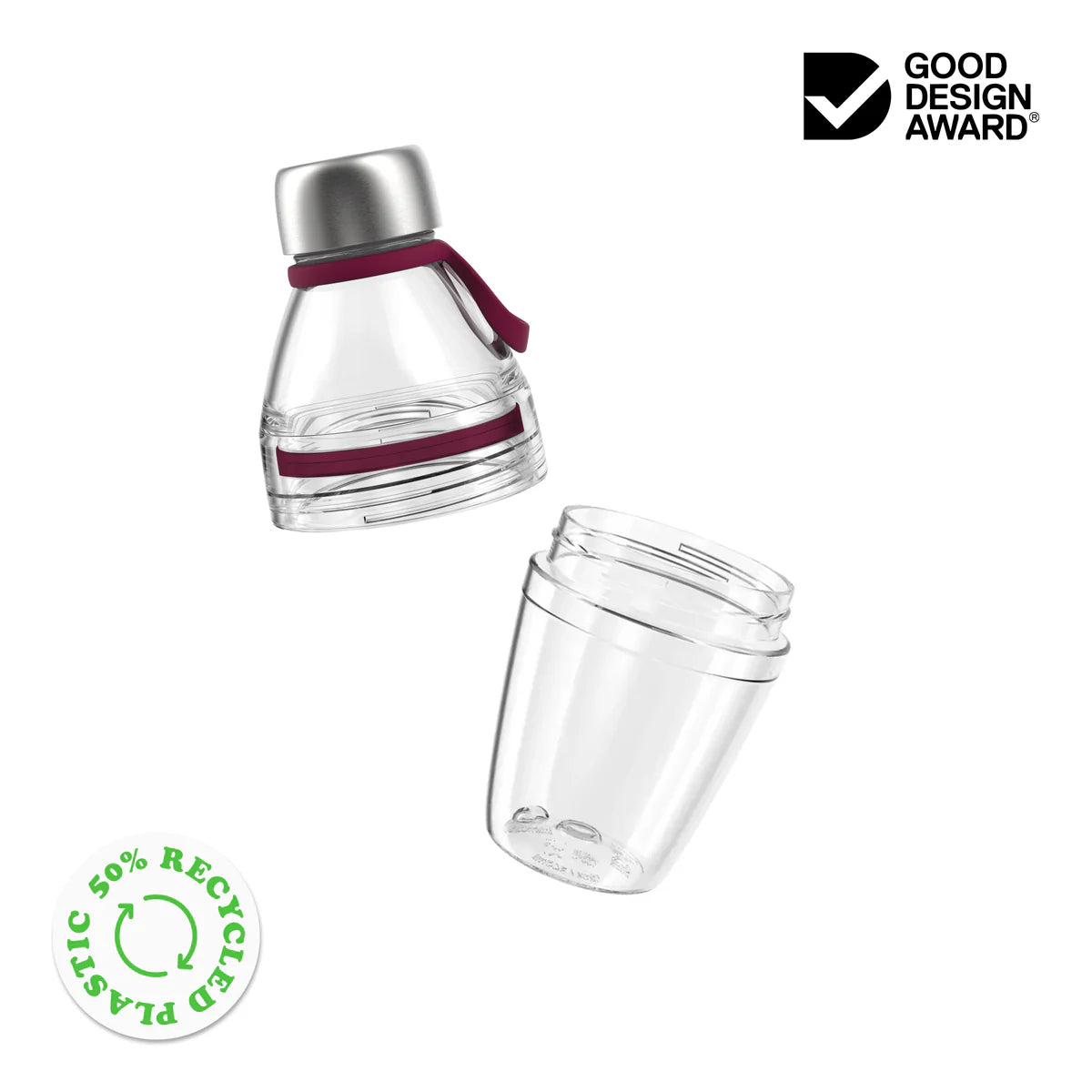 KeepCup Helix Light water bottle, side view