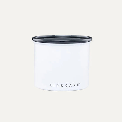 Airscape Classic matte chalk white coffee storage canister